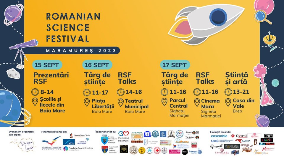 Romanian Science Festival: Știința mobilizează comunitățile din Maramureș și Argeș