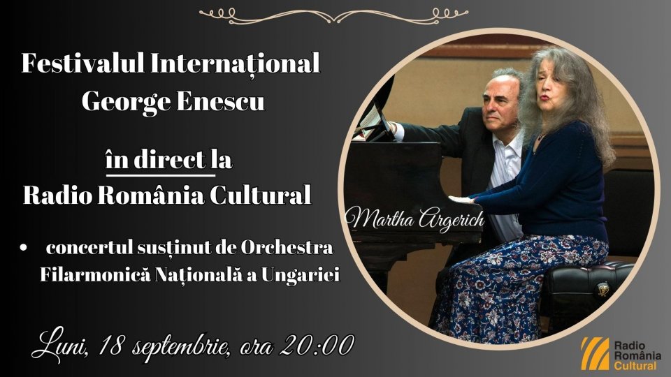 Festivalul Internațional George Enescu: Concertul susținut de Orchestra Filarmonică Națională a Ungariei, în direct la Radio România Cultural