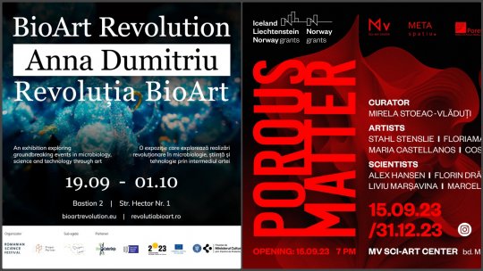 Dimensiunea științifică a artei: Materii poroase și Revoluția bioartei - două expoziții de art&science la Timișoara