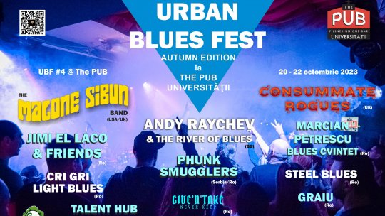 S-au pus în vânzare biletele de o zi la Urban Blues Fest #4