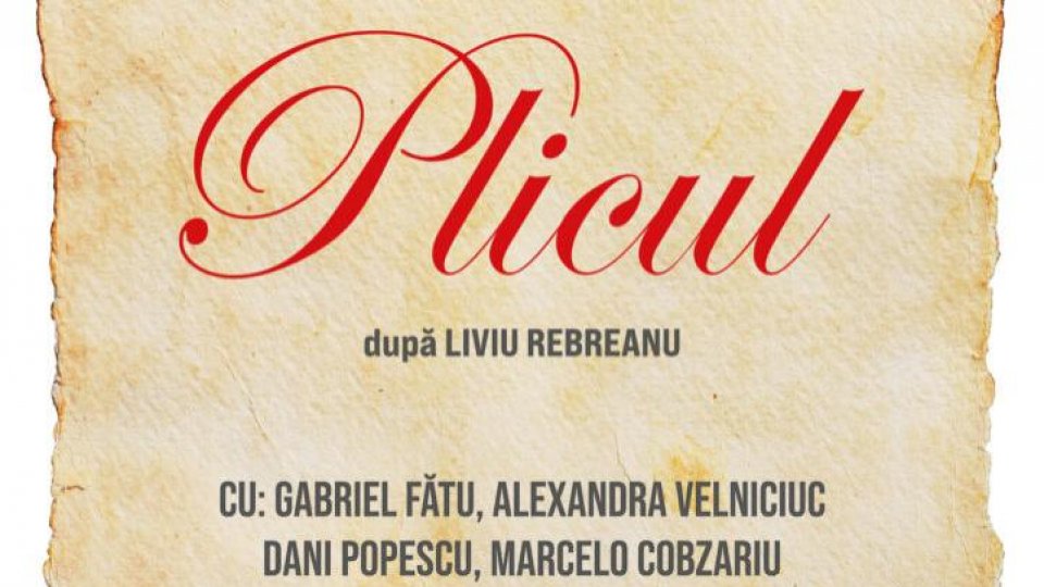 Teatrul Dramaturgilor Români anunță premiera spectacolului PLICUL, în regia lui Dan Tudor