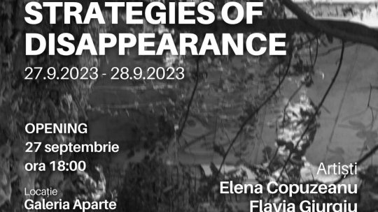 Expoziția „Strategies of Disappearance”