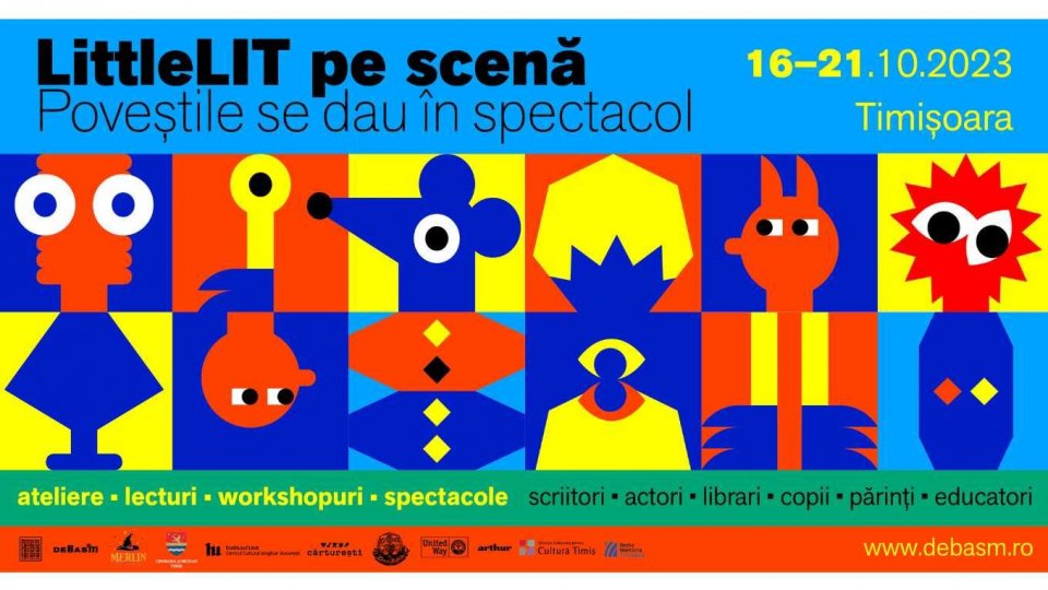 Asociația De Basm aduce literatura contemporană dedicată celor mici pe scenă, la Timișoara, între 16 și 21 octombrie