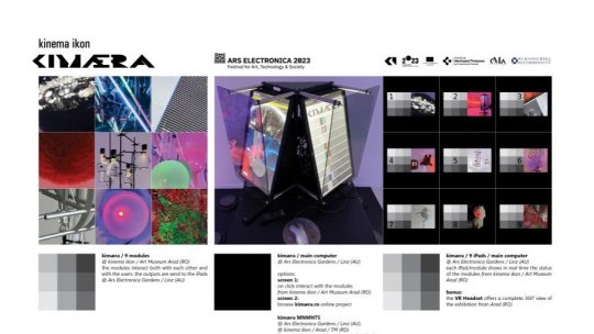kinema ikon prezintă proiectul kimæra în cadrul Festivalului ARS ELECTRONICA 2023