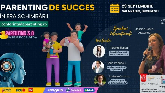 Jordan Shapiro și Michele Hutchison, doi autori Editura Humanitas, invitați la Conferința de Parenting 3.0, cel mai mare eveniment de parenting din România