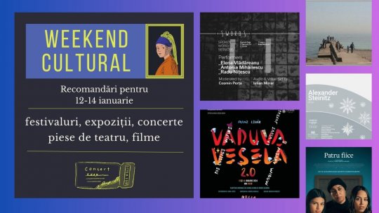 Weekend cultural -  Recomandări pentru 12-14 ianuarie