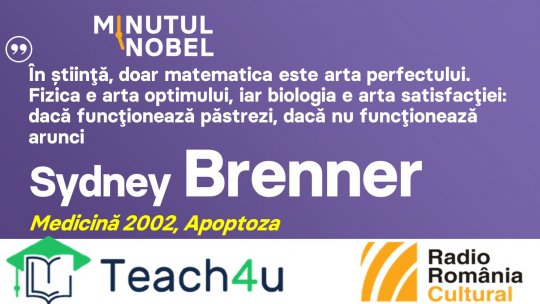 Minutul Nobel - Sydney Brenner | PODCAST