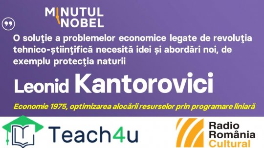 Minutul Nobel - Leonid Kantorovici | PODCAST