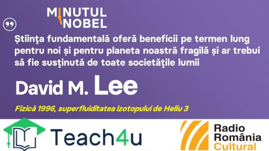 Minutul Nobel - David M. Lee | PODCAST