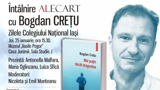 Întâlnire ALECART cu Bogdan CREȚU – Zilele Colegiului Național Iași