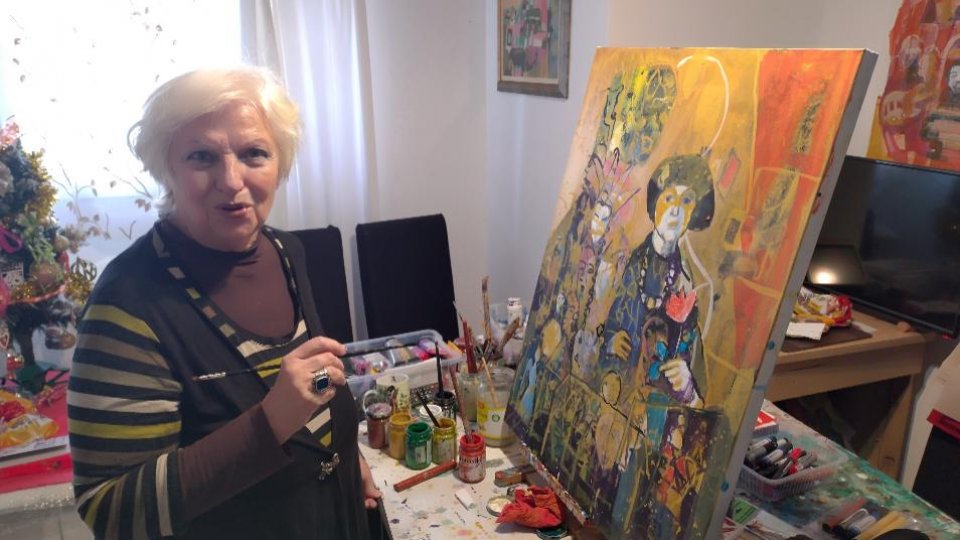 Pictorița Angela Tomaselli este invitata lui Sebastian Crăciun în cadrul emisiunii “Cult Top”, de duminică, 4 februarie, de la ora 14,30
