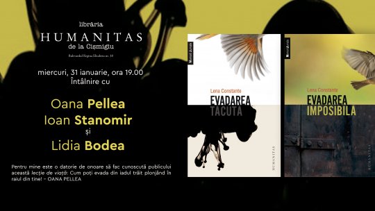 Întâlnire cu Oana Pellea, Ioan Stanomir și Lidia Bodea despre Lena Constante și volumele „Evadarea tăcută“ și „Evadarea imposibilă“
