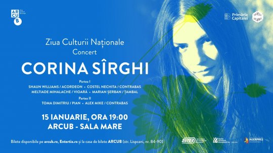 Concert CORINA SÎRGHI și program extins pentru vizitarea expoziției „Universul lui Salvador Dali”, de Ziua Culturii Naționale, la ARCUB