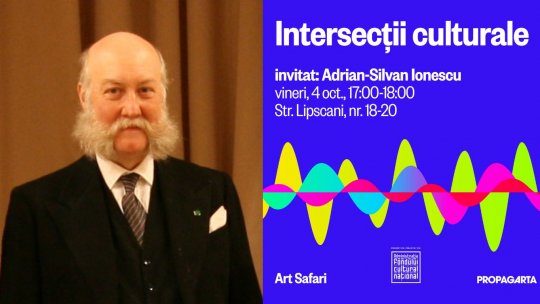 Reputatul om de cultură Adrian-Silvan Ionescu este invitat la Art Safari, la seria de lecturi deschise, pe 4 octombrie