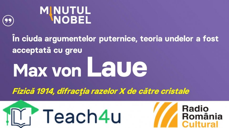Minutul Nobel - Max von Laue | PODCAST