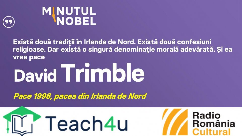 Minutul Nobel - David Trimble | PODCAST