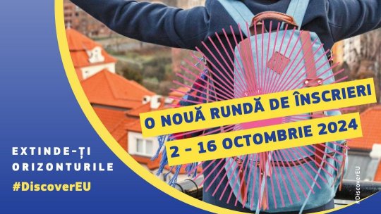 Astăzi s-a lansat a doua rundă DiscoverEU din 2024: 1.475 de tineri din România vor avea oportunitatea să exploreze Europa călătorind cu trenul