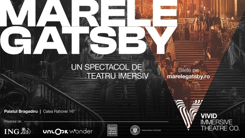 „Marele Gatsby” - un spectacol de teatru imersiv, în premieră în România