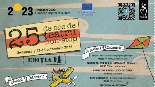 TEATRU NON STOP LA TIMIȘOARA, pentru al doilea an la rând
