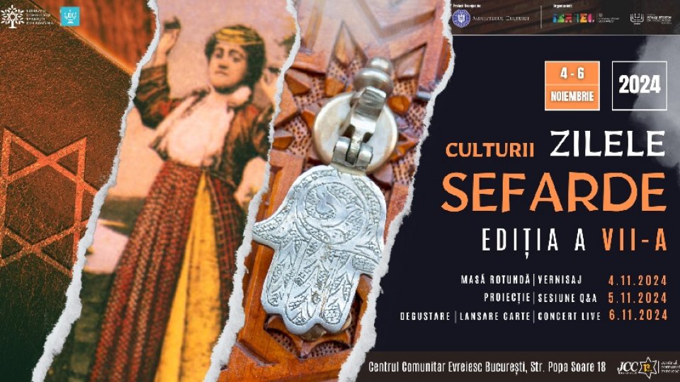 Zilele Culturii Sefarde la București, ediția a VII-a | 4-6 noiembrie 2024