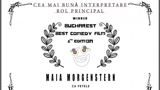 Maia Morgenstern este câștigătoarea Premiului pentru Cea mai bună interpretare a Festivalului Bucharest Best Comedy Film 2024
