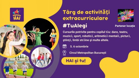 Târgul Educațional Mommy HAI are loc în 5 și 6 octombrie | PODCAST