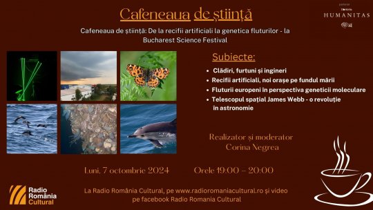 Cafeneaua de știință: De la recifii artificiali la genetica fluturilor - la Bucharest Science Festival