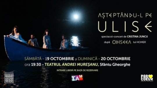 Asociația Par Coeur lansează proiectul muzical și teatral „Așteptându-l pe Ulise” pe Spotify și în teatre din București, Sfântu Gheorghe și Sibiu