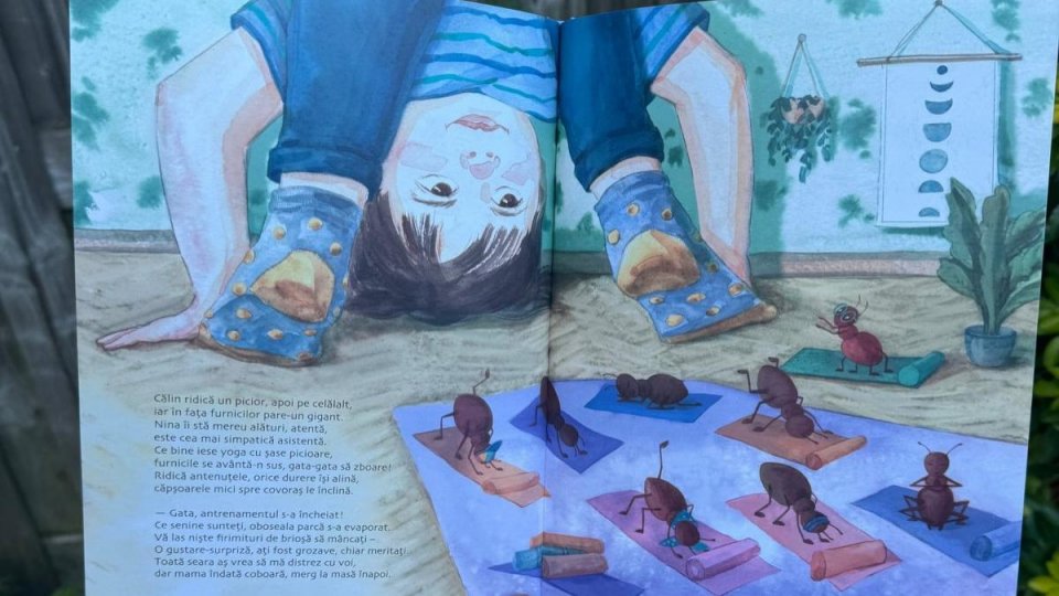 Ilustrată din Amsterdam - Călin și Nina, carte scrisă cu şi pentru copii