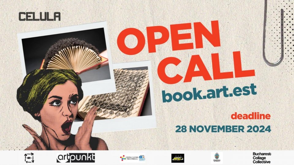 Celula de Artă anunță „Book.art.est” - un proiect internațional dedicat cărții ca obiect de artă, cu un apel deschis pentru artiști