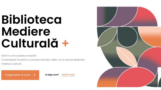 Biblioteca Mediere+: o nouă resursă pentru profesioniștii din domeniul cultural