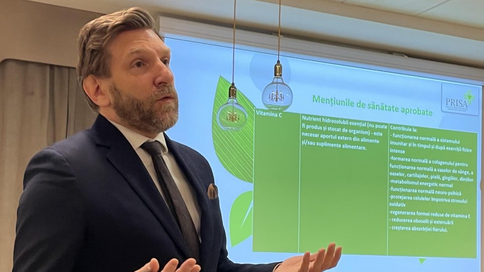 Dr. Gerald Flintoacă-Filip, PRISA: „Suplimentul alimentar vine să completeze o dietă, să ajute alimentația de zi cu zi, nu vine să trateze”