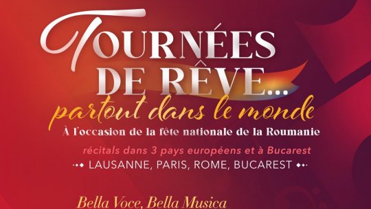 Mezzosoprana Ruxandra Donose și soprana Leontina Văduva,  recitaluri la Paris, pe 26 și 30 noiembrie, cu Turnee de poveste... pretutindeni