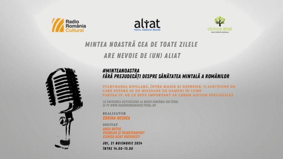 Anca Butuc: „Nu e nimeni scutit de o boală psihică! Nu contează ce vârstă ai, nu contează ce inteligență ai, nu contează statutul”