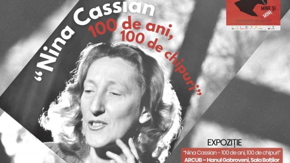 Din 22 noiembrie, expoziția „Nina Cassian – 100 de ani, 100 de chipuri” se deschide la ARCUB - Hanul Gabroveni