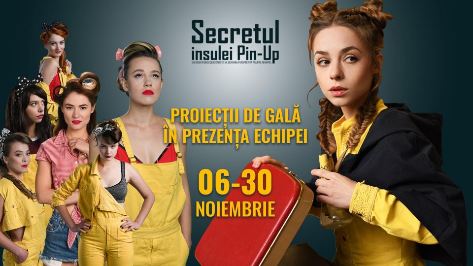 Echipa filmului „Secretul Insulei Pin-Up” - turneu de promovare în țară, proiecții în avanpremieră și sesiuni Q&A