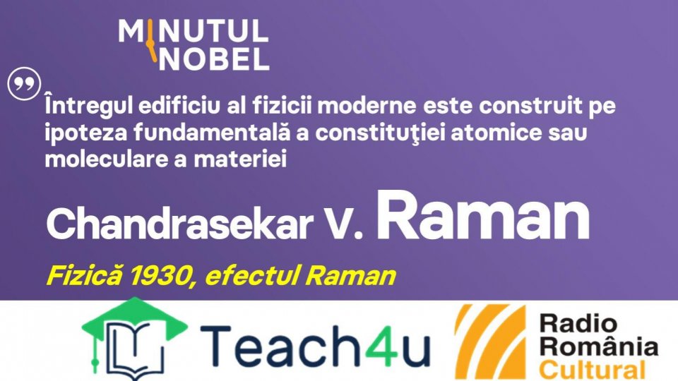 Minutul Nobel - Chandrasekar V. Raman | PODCAST