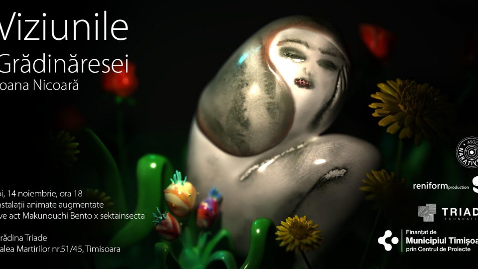 "Viziunile grădinăresei. Brain dance" și instalații new media într-o grădină urbană digitală