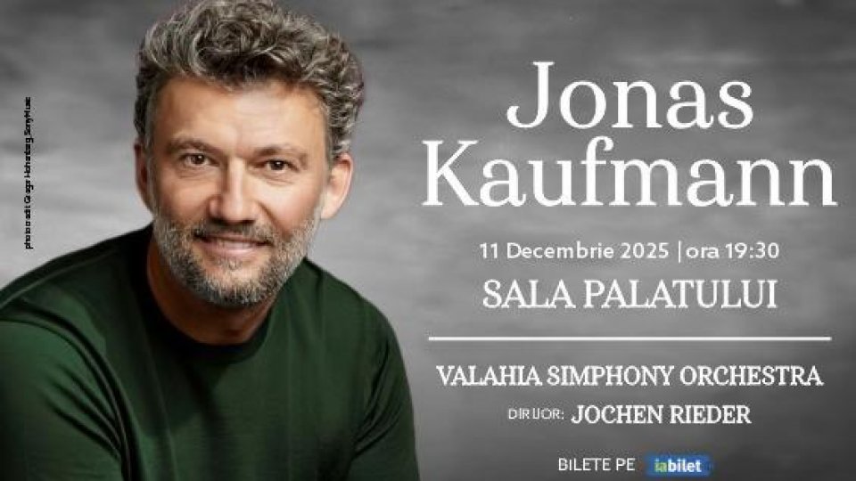 Tenorul Jonas Kaufmann, în premieră absolută în România, pe 11 decembrie 2025 la Sala Palatului din București