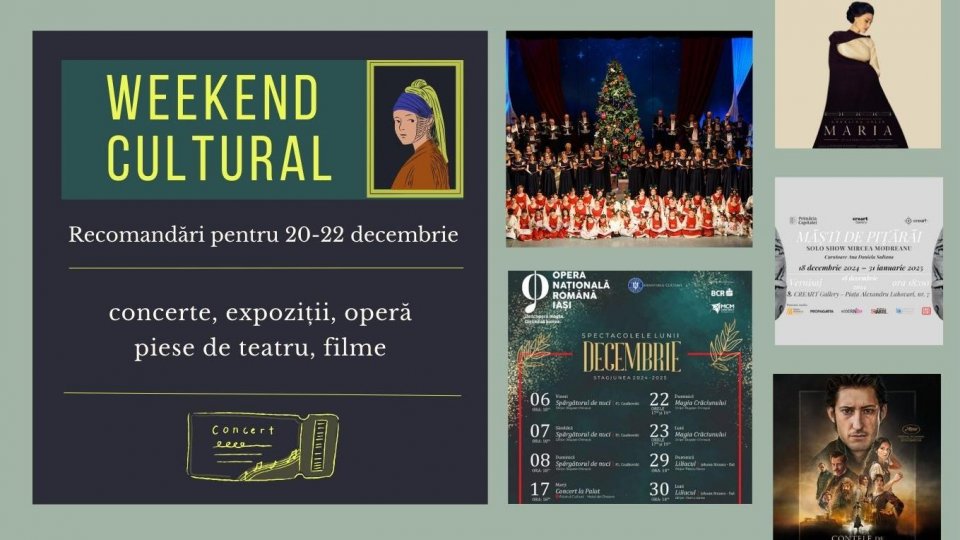Weekend cultural - Recomandări pentru 20-22 decembrie