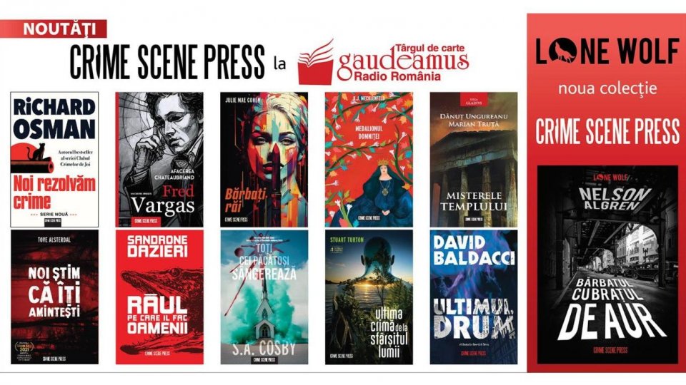 Crime Scene Press la Gaudeamus 2024: suspans la superlativ!