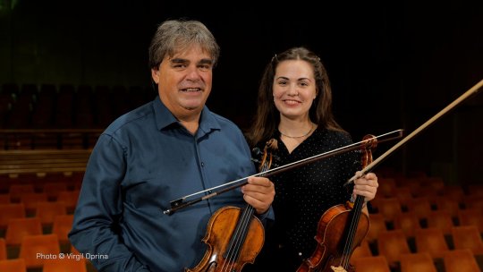 Gabriel și Simina Croitoru în turneul „Vioara lui Enescu”, la Bologna, pe 4 decembrie