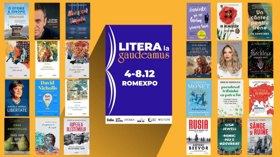Editura Litera la Gaudeamus 2024 (4-8 decembrie 2024, Romexpo, Pavilion B2)