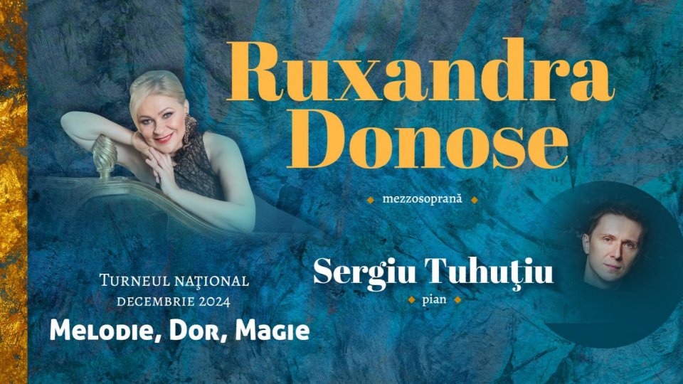 Ruxandra Donose cântă în 6 limbi diferite în Turneul Național Melodie Dor Magie. Urmează concerte la Brașov (7 decembrie), Iași (10 decembrie), Deva (12 decembrie) și Bistrița (13 decembrie)