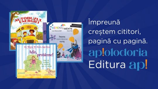 Editura ap! (ACT și Politon) lansează o colecție de cărți pentru copii și adolescenți: Ap!olodoria! Povești cu tâlc pentru tinerii cititori