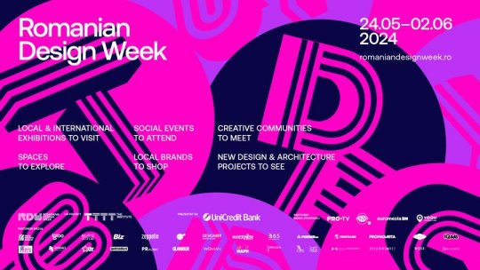 Romanian Design Week, festivalul multidisciplinar dedicat industriilor creative, anunță agenda completă a ediției din acest an, în perioada 24 mai și 2 iunie