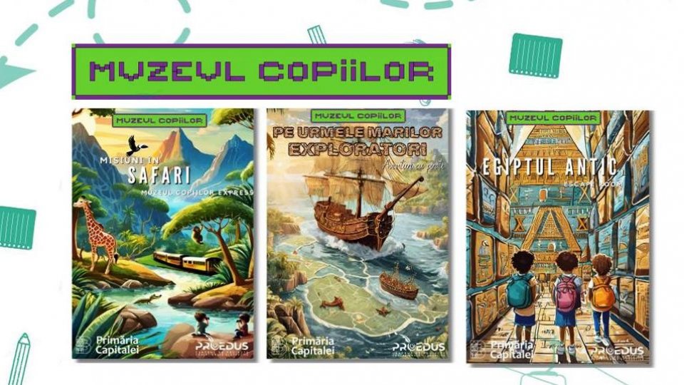 Muzeul Copiilor din București își deschide porțile cu două noi expoziții interactive și un escape room
