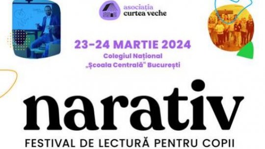 Peste 2200 de copii vor participa la Festivalul de lectură NARATIV | PODCAST