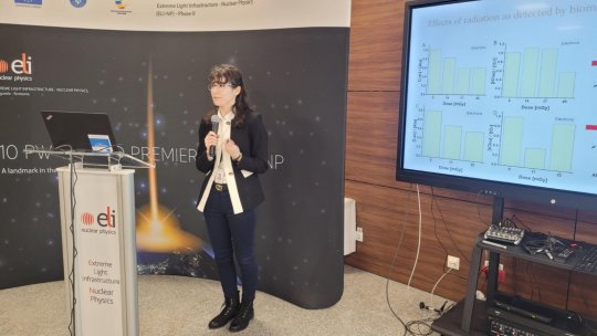 Ioana Ileana Fidel, cercetătoare în grupul de Biofizică și Aplicații Biomedicale de la ELI-NP: „Obținerea de rezultate științifice este unul din modurile prin care pot schimba lumea”