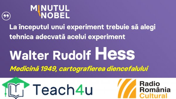 Minutul Nobel - Walter Rudolf Hess | PODCAST